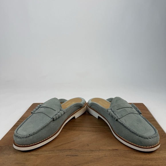 New Mens GH Bass & Co Larson Suede‎ Weejuns Penny Loafers Slides Shoes Sz 8 D main image 4
